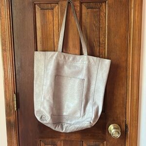 Latico Brown Suede Tote Bag